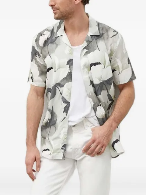 Bruuns Bazaar floral-print short-sleeve shirt