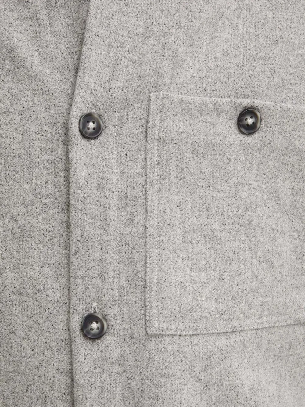 Bruuns Bazaar Button-fastening Pocket Shirt In Gray