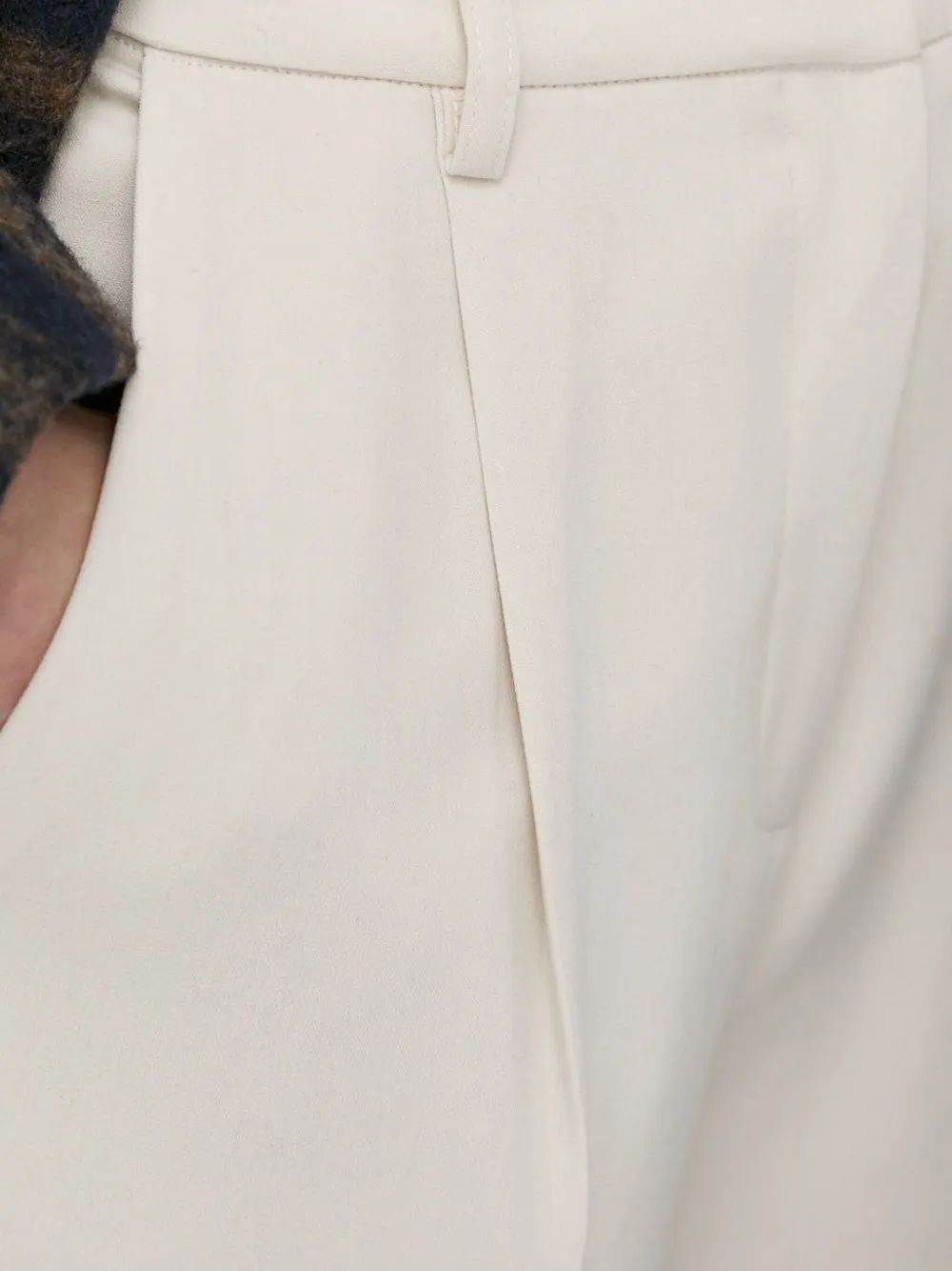 Bruuns Bazaar Cindysus Dagny broek met plooien Beige