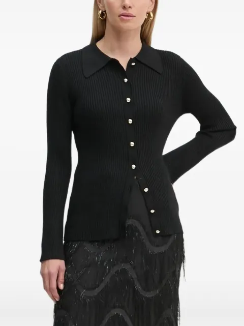 Bruuns Bazaar AnemonesBBSeyra ribbed-knit button cardigan