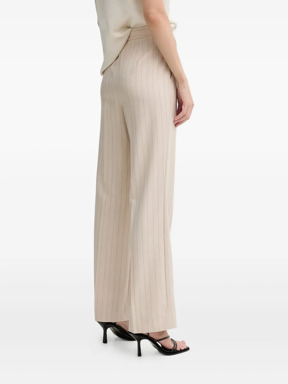 Bruuns Bazaar ApricotBBEleza pinstripe trousers | High Waisted Pants | Image 2