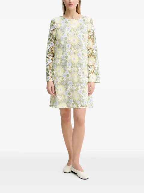 Bruuns Bazaar floral embroidered bell-sleeve dress
