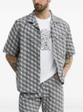 BALR. geometric-pattern shirt - Grey