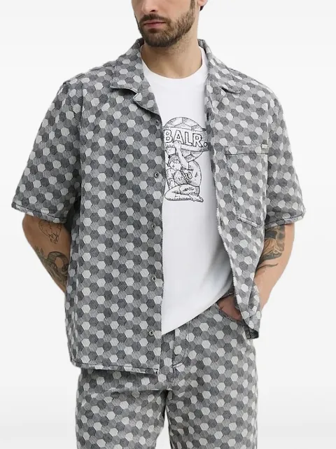 BALR. geometric-pattern shirt