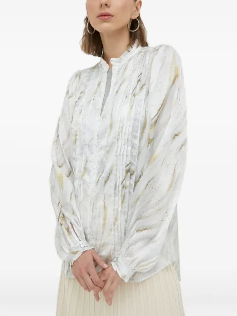 Bruuns Bazaar blusa con pliegues