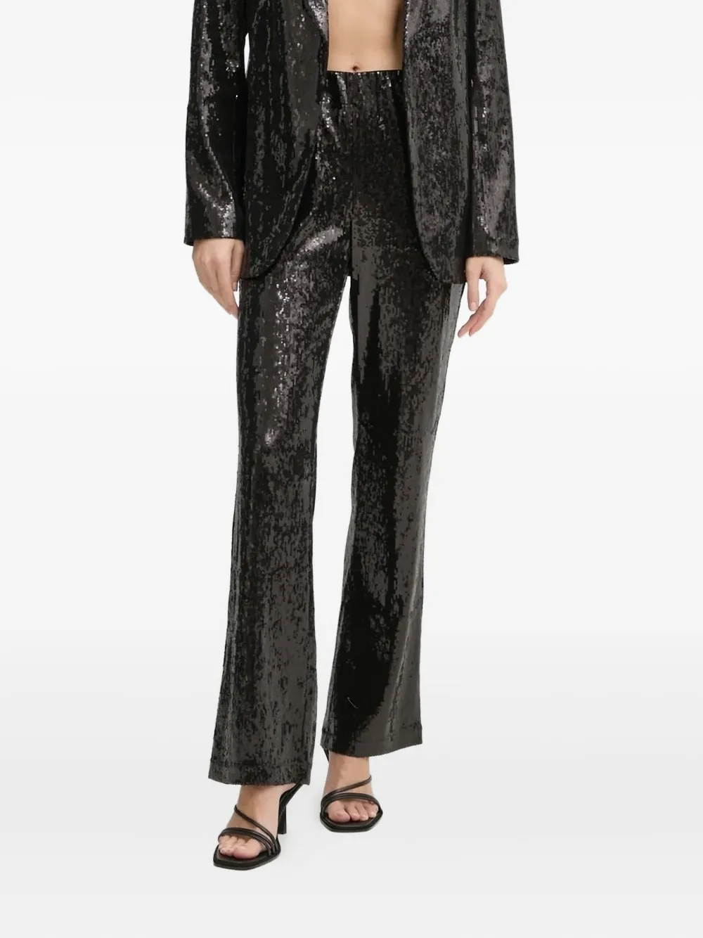 Bruuns Bazaar DaphneBBBriana  sequin trousers | Black | Image 1