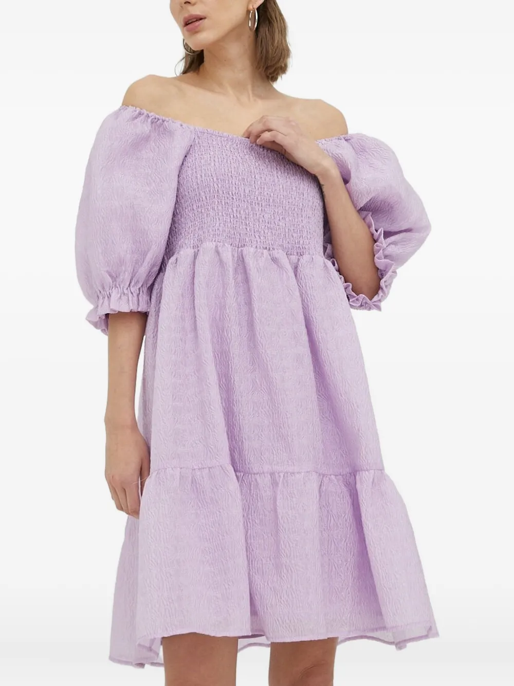 Bruuns Bazaar Gelaagde jurk Paars