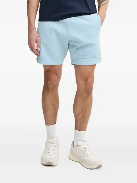 BALR. logo-embroidered elasticated-waist shorts