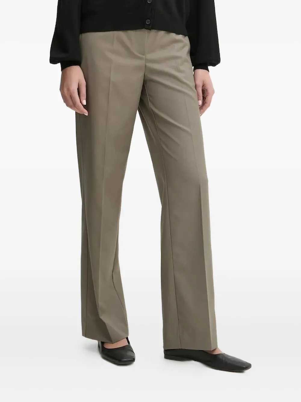 Bruuns Bazaar pleated-front trousers | Grey | Image 1