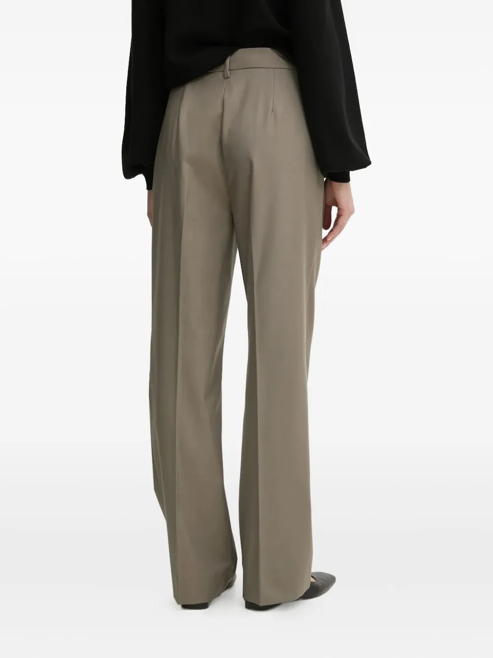Bruuns Bazaar pleated-front trousers | High Waisted Pants | Image 2