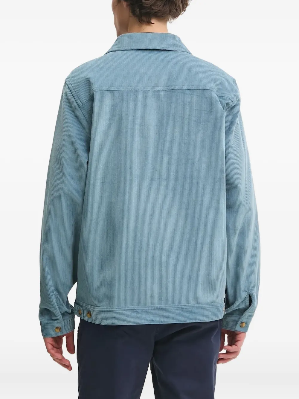Billabong Ribfluwelen jack met geborduurd logo Blauw