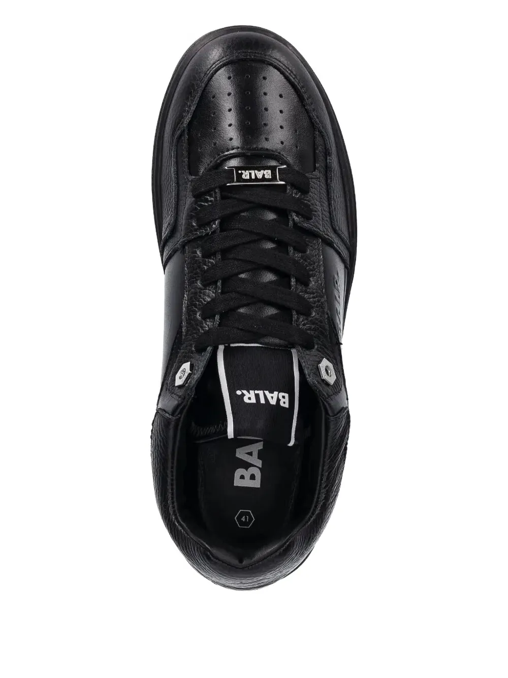 BALR. The Club Urban Cup leren sneakers met vlakken Zwart