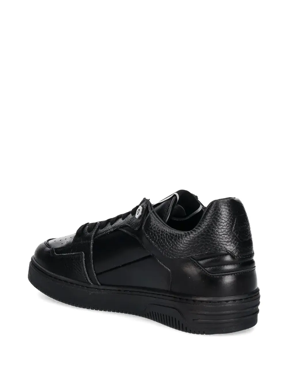 BALR. The Club Urban Cup leren sneakers met vlakken Zwart