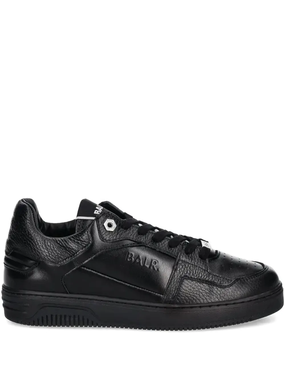 BALR. The Club Urban Cup leren sneakers met vlakken Zwart
