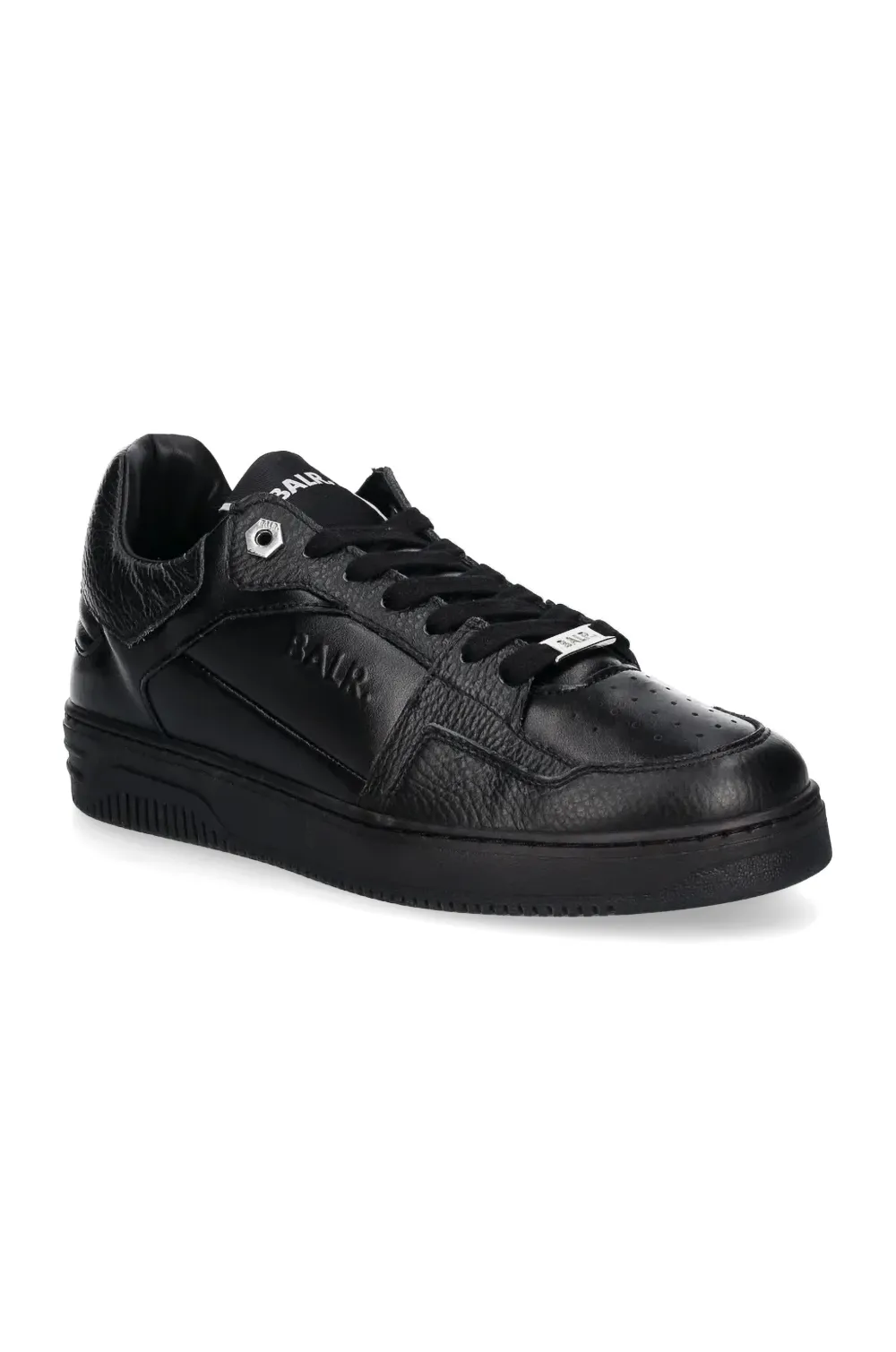 BALR. The Club Urban Cup leren sneakers met vlakken Zwart