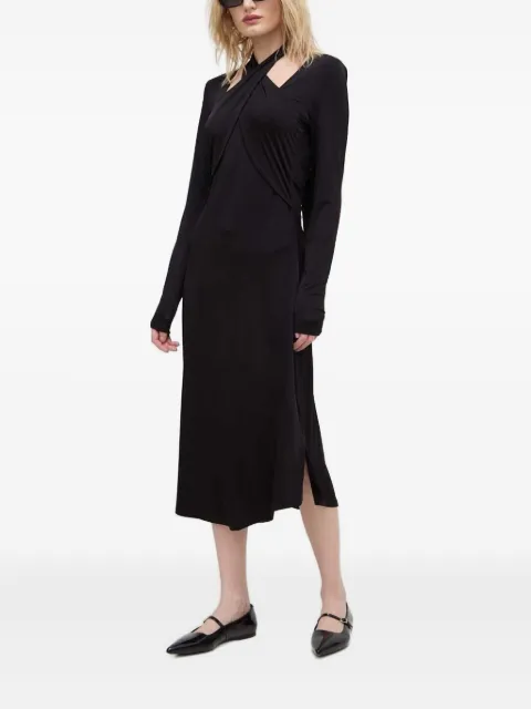 Bruuns Bazaar halterneck long-sleeve dress