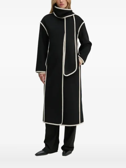 Bruuns Bazaar contrast-piping coat