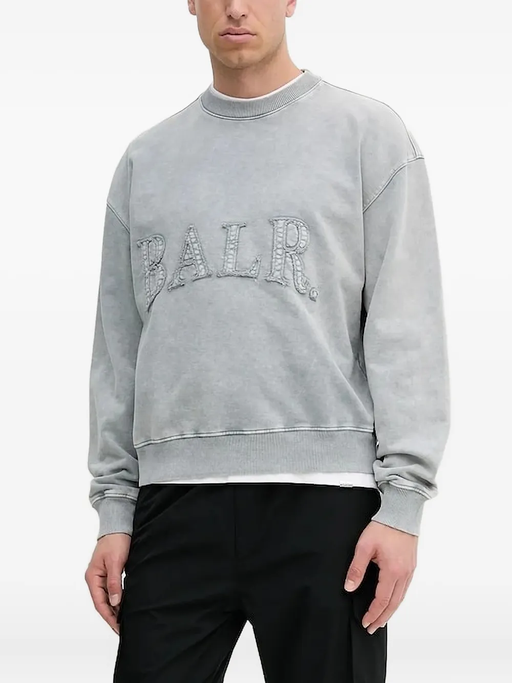 BALR. embroidered-logo sweatshirt | Blue | Image 1