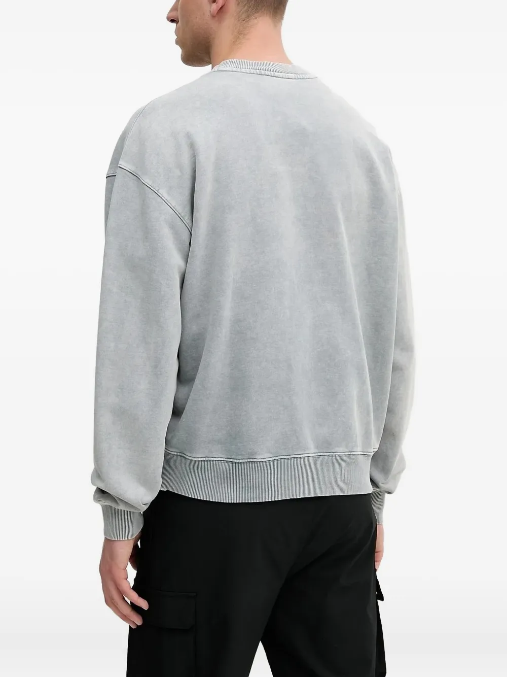 BALR. embroidered-logo sweatshirt - Blauw