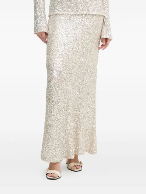Bruuns Bazaar sequinned maxi skirt