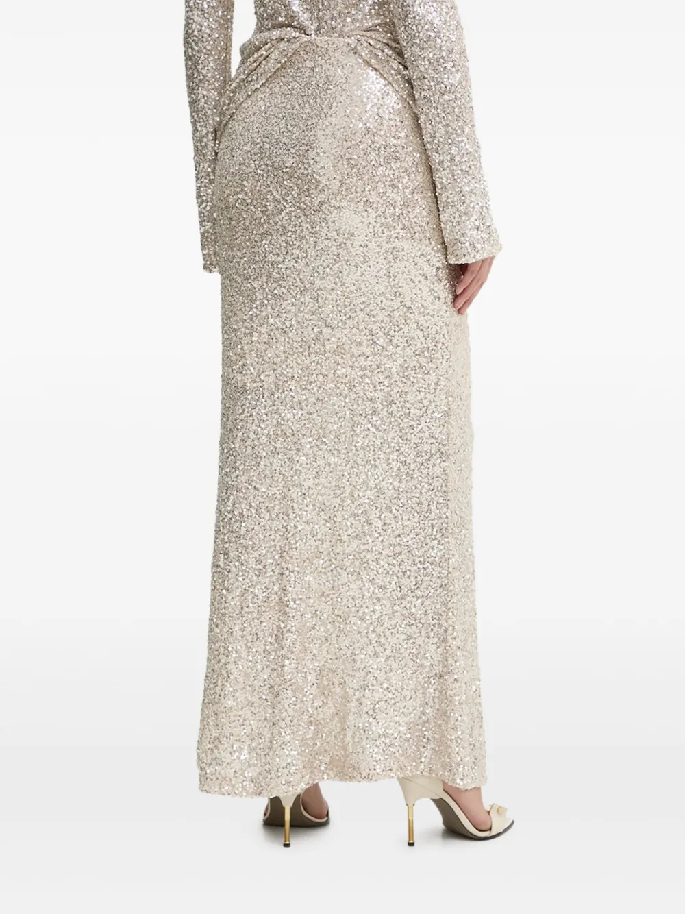 Bruuns Bazaar sequinned maxi skirt | Straight Skirts | Image 2