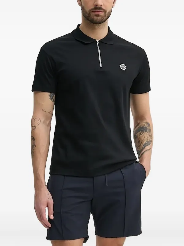 BALR. ポロシャツ BALR. ジップネック ポロシャツ | ブラック | FARFETCH JP