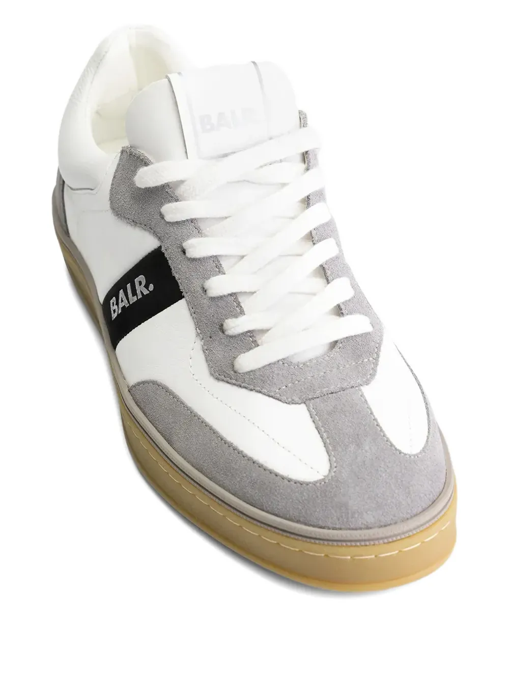 BALR. The Club Urban Cup leather suede sneakers Wit