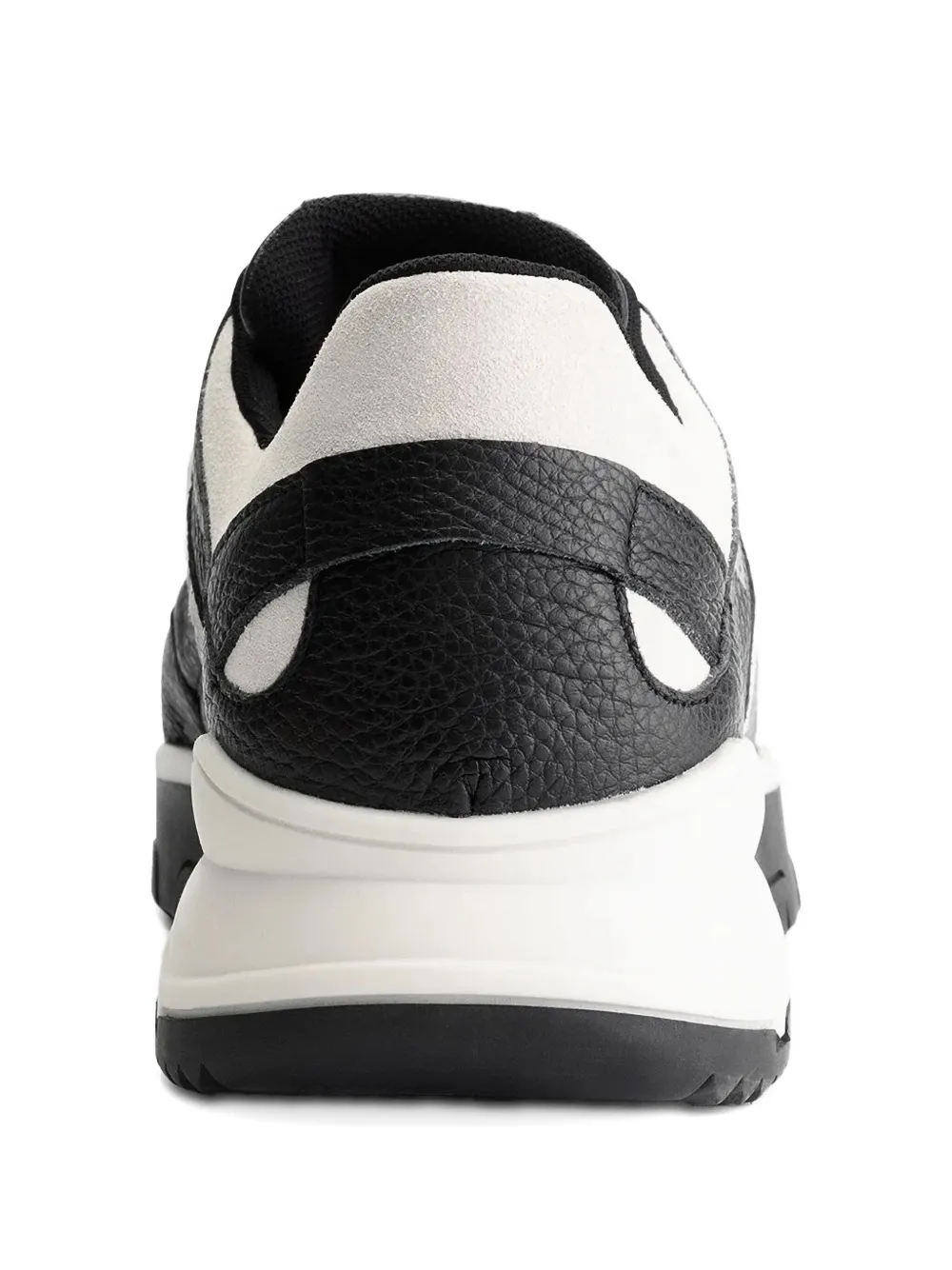 BALR. Chunky Football leren sneakers met vlakken Zwart