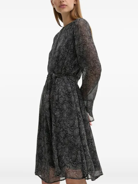 Bruuns Bazaar keyhole-neck belted dress