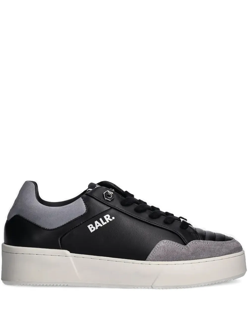 BALR. leather lace-up low-top sneakers Black