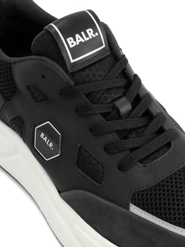 BALR. Hexline Mesh Runner Sneakers | Black | FARFETCH GE
