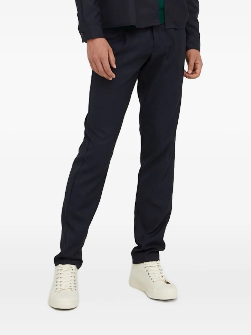 Bruuns Bazaar pleated straight-leg trousers | Blue | Image 1