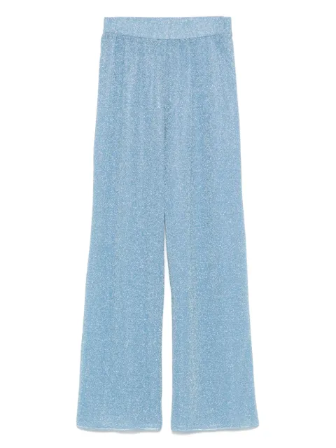 Oséree Lumière glitter-effect trousers
