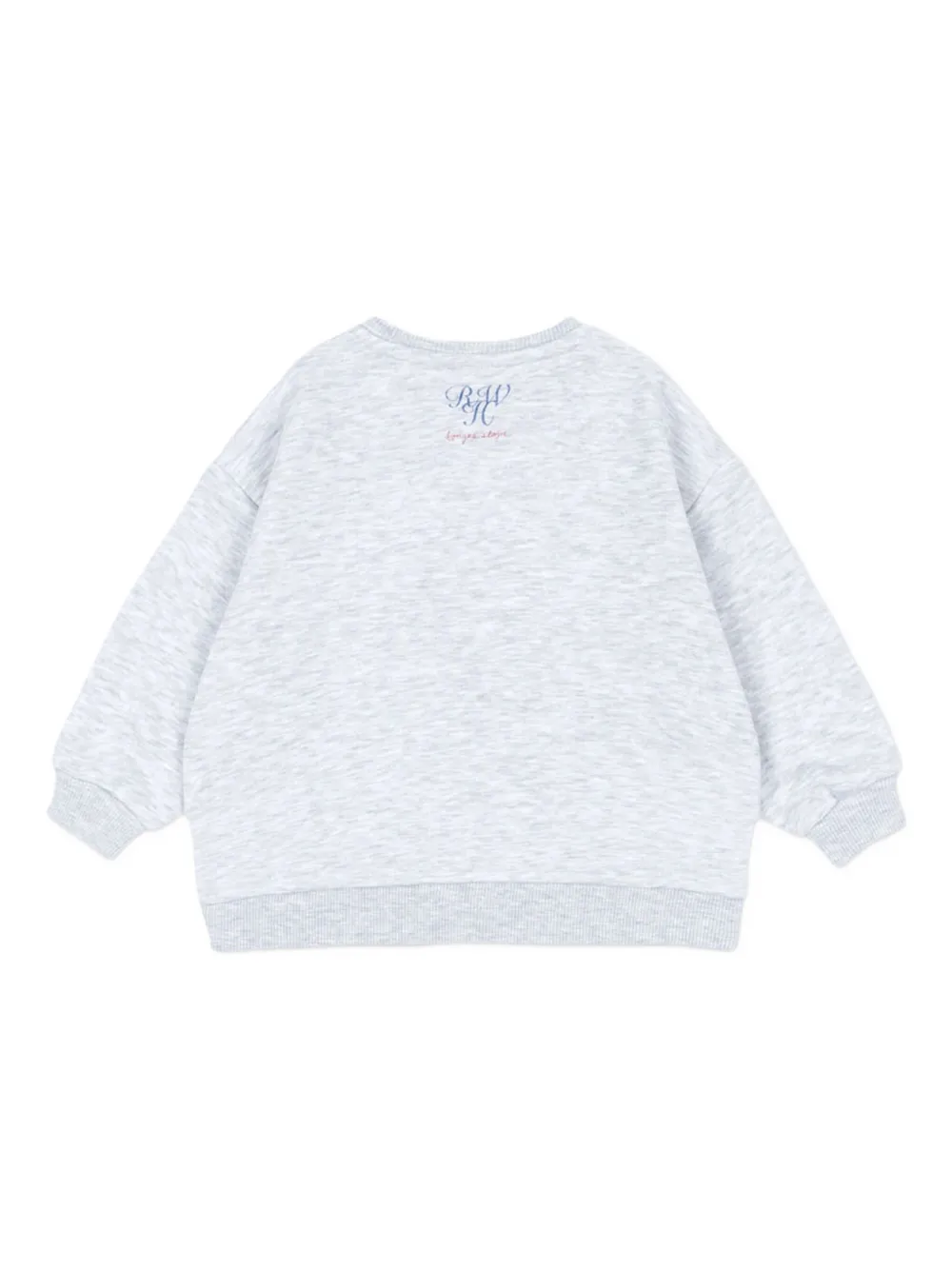 Konges Sløjd X Rhw Card-themed Embroidered Sweatshirt In Blue