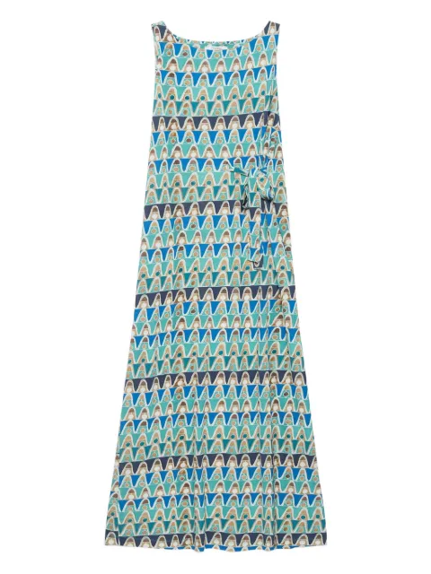 MALIPARMI geometric-print dress