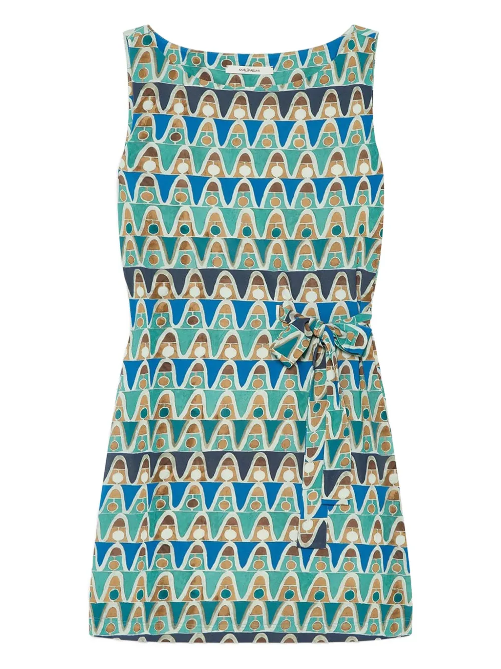 Maliparmi Geometric-print Sleeveless Top