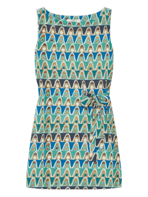 MALIPARMI geometric-print sleeveless top