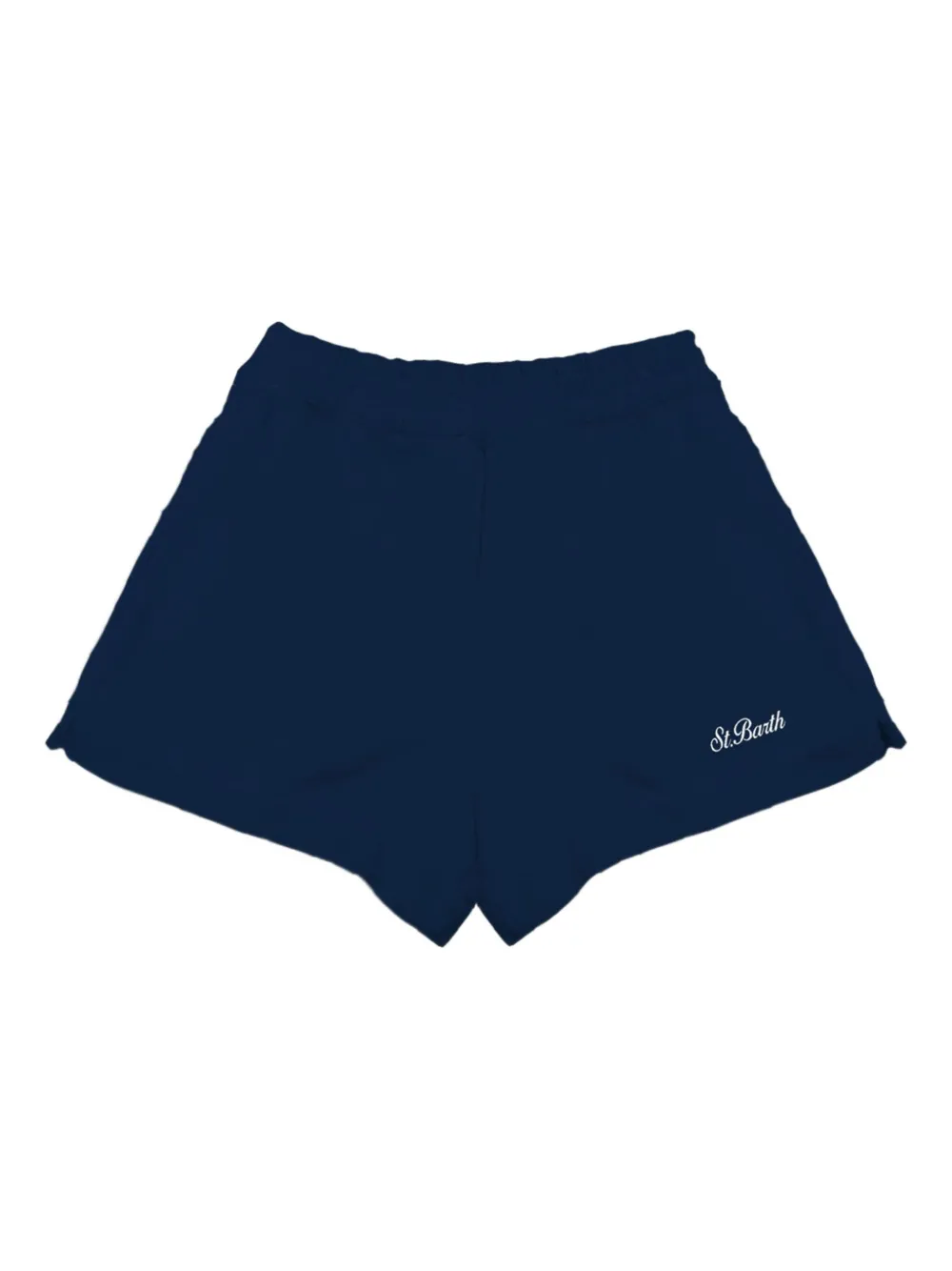 MC2 Saint Barth Cate shorts met logodetail Blauw