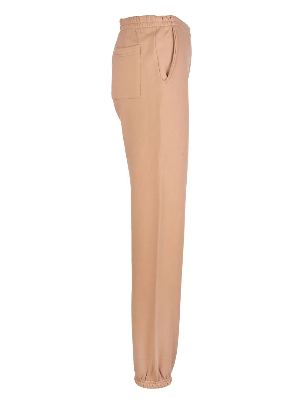 LIVINCOOL logo-print cotton track pants Beige