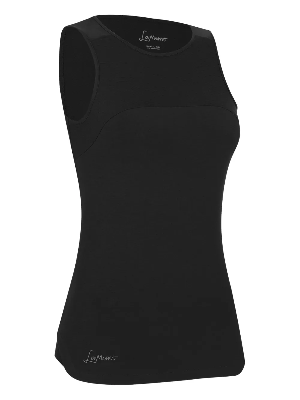 LAMUNT sleeveless top Zwart