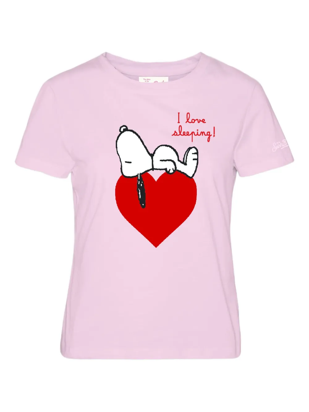 MC2 Saint Barth x Peanuts Snoopy-print T-shirt | Pink | Image 1
