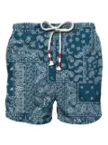MC2 Saint Barth bandana paisley swim shorts - Blue