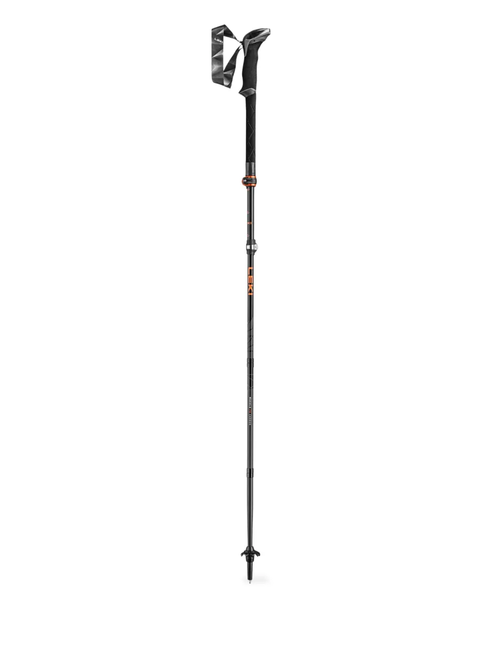 LEKI Makalu FX Carbon wandelstok Zwart