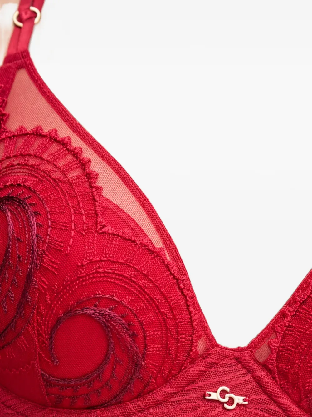 Chantelle Bh met geborduurd detail Rood