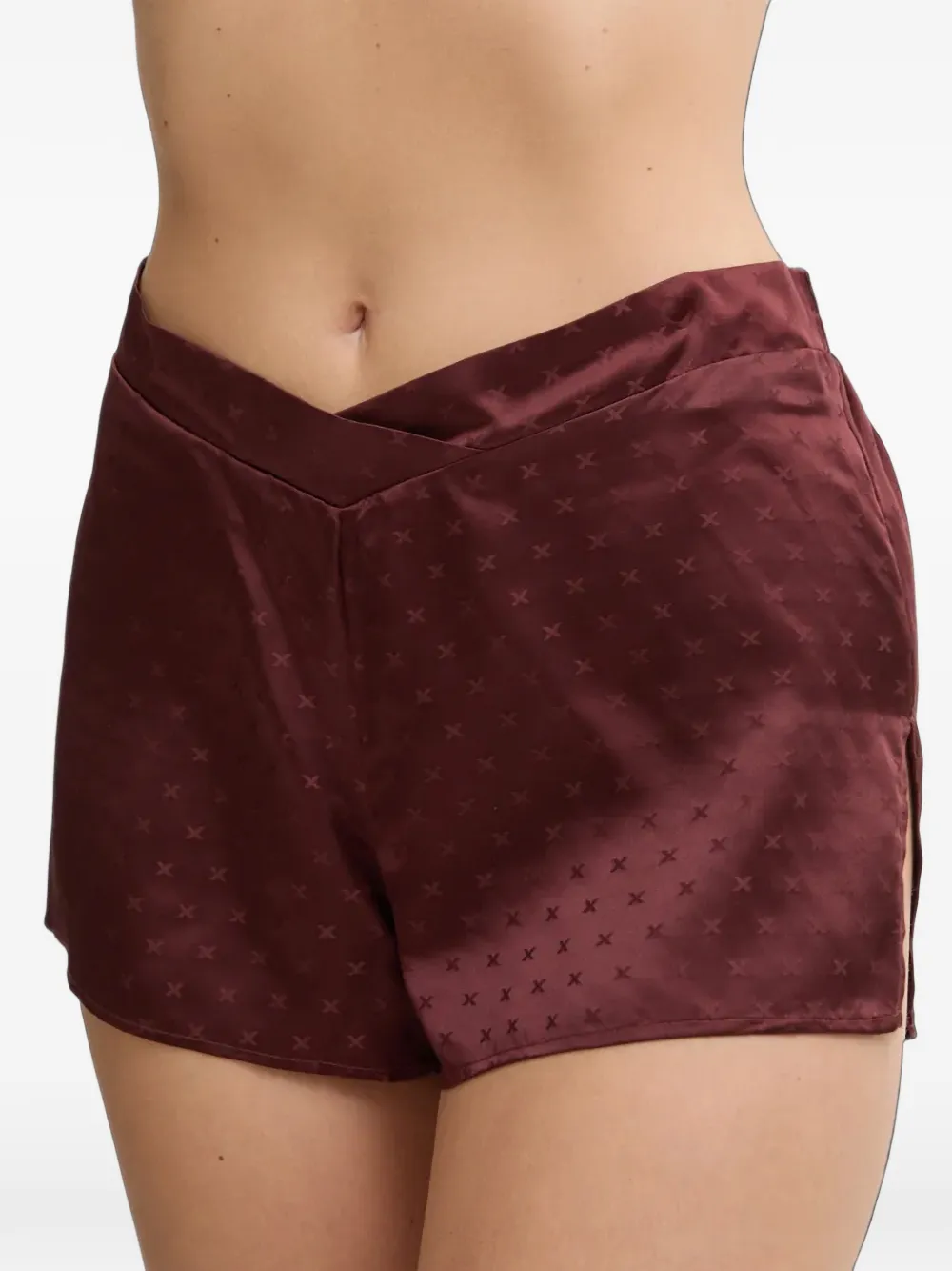 Chantelle short de pyjama imprimé - Rouge