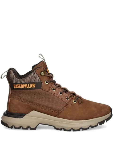 caterpillar leather padded boots