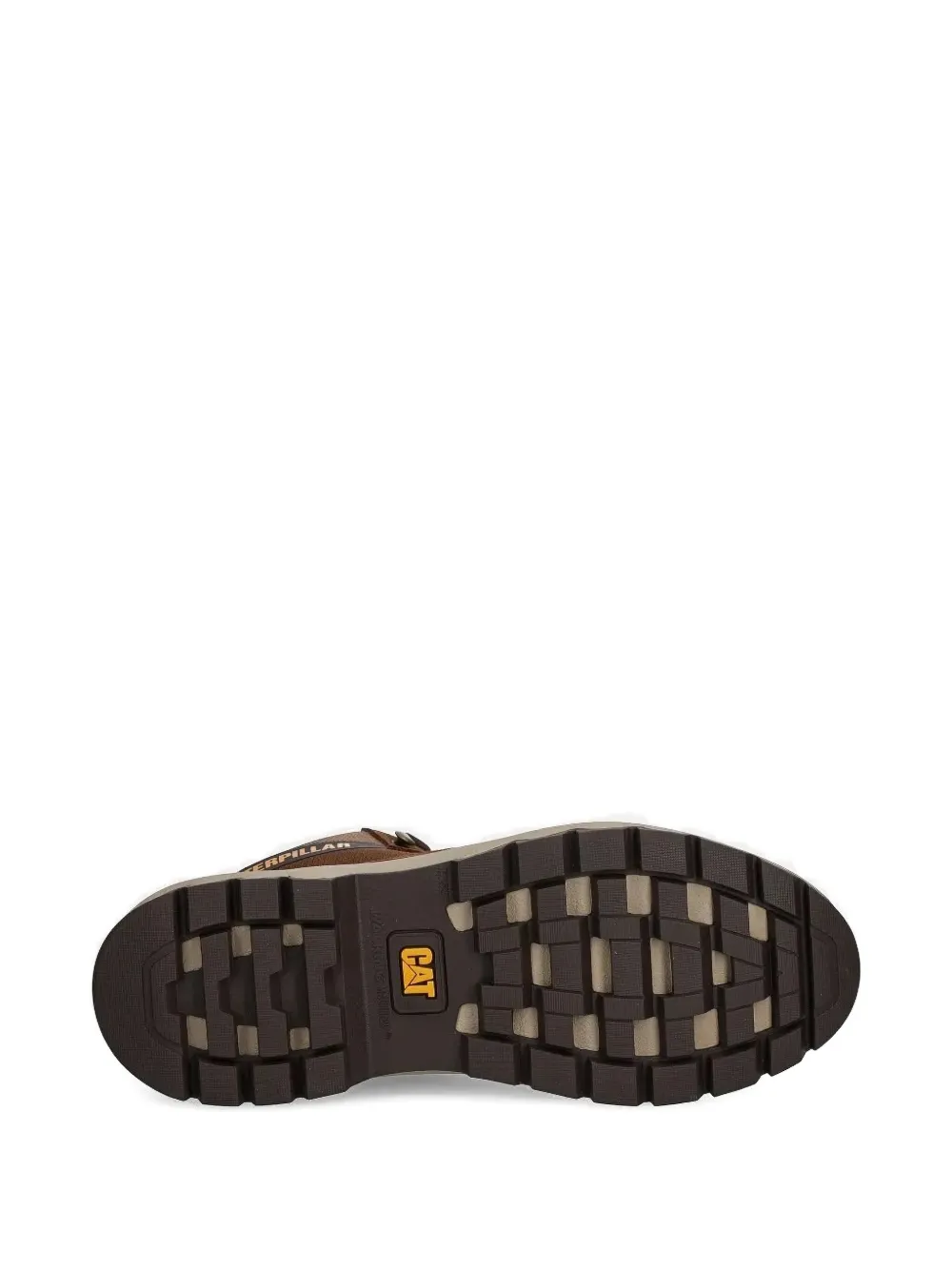 Caterpillar Leather Padded Boots In Brown