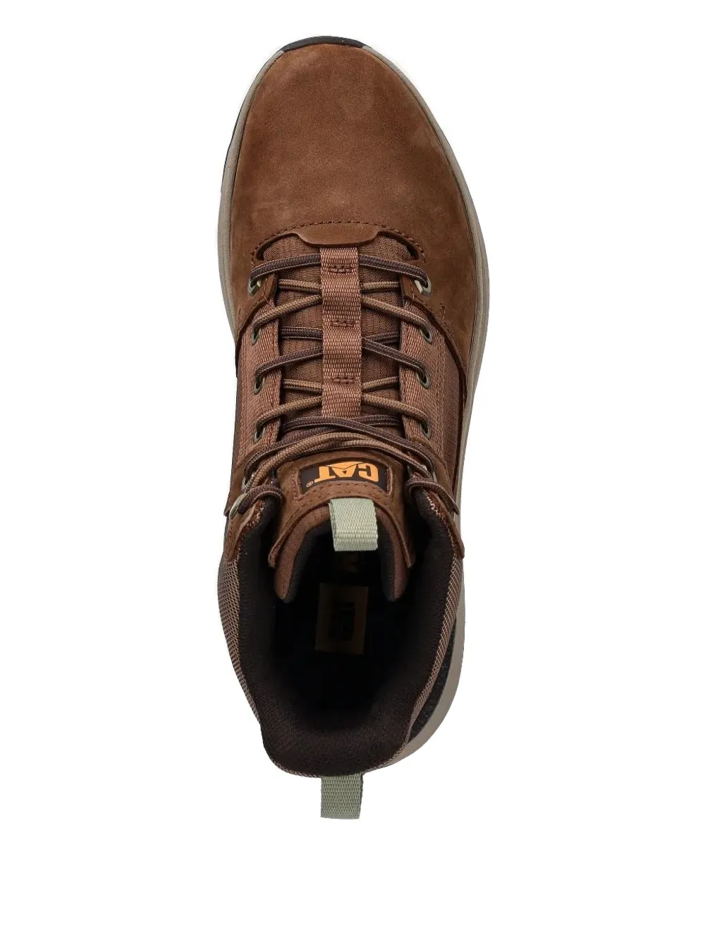 Caterpillar Leather Padded Boots In Brown