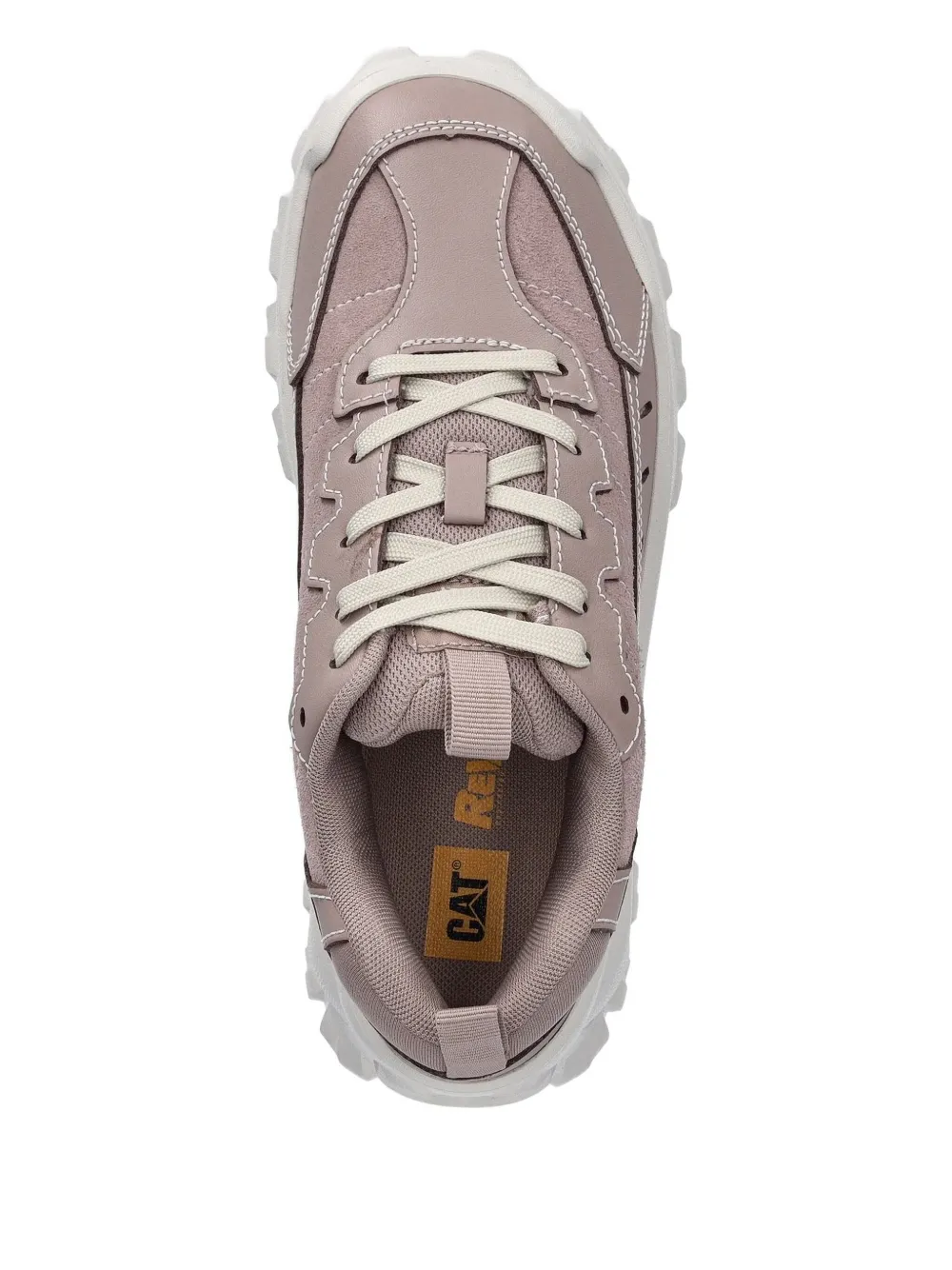 caterpillar Intruder leather panelled chunky sneakers Pink