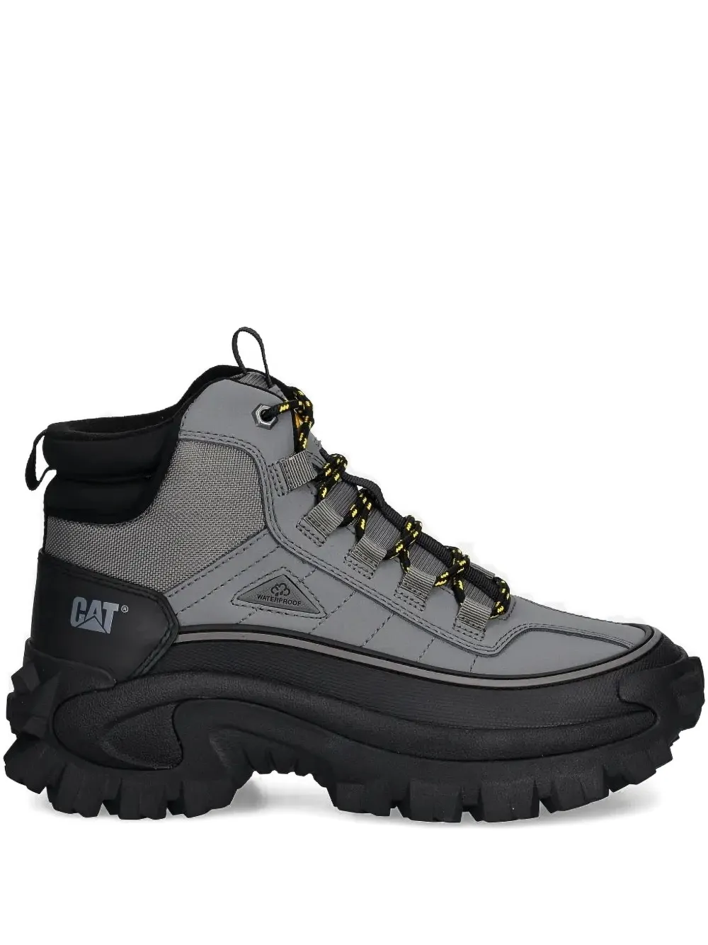 caterpillar Exposition Pyramid lace-up chunky-sole boots | Grey | Image 1